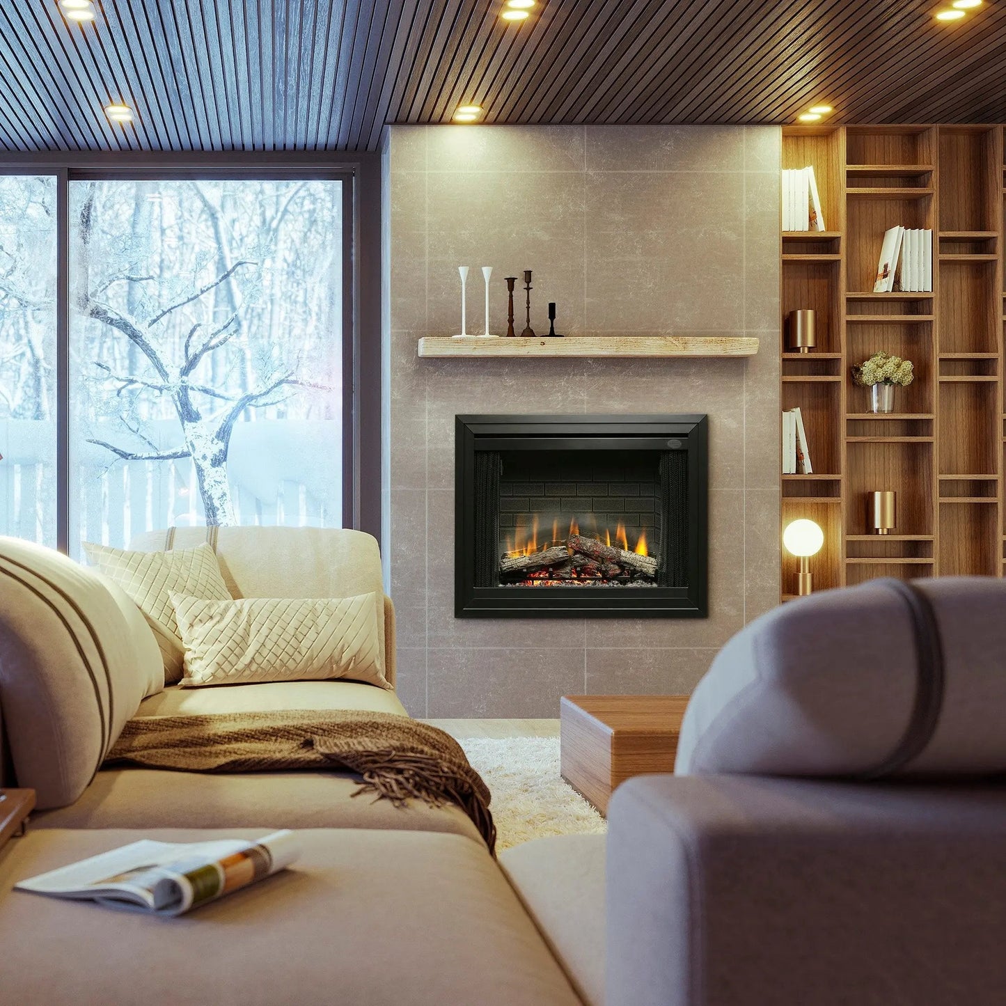 Dimplex Deluxe 39" Built-in Electric Firebox